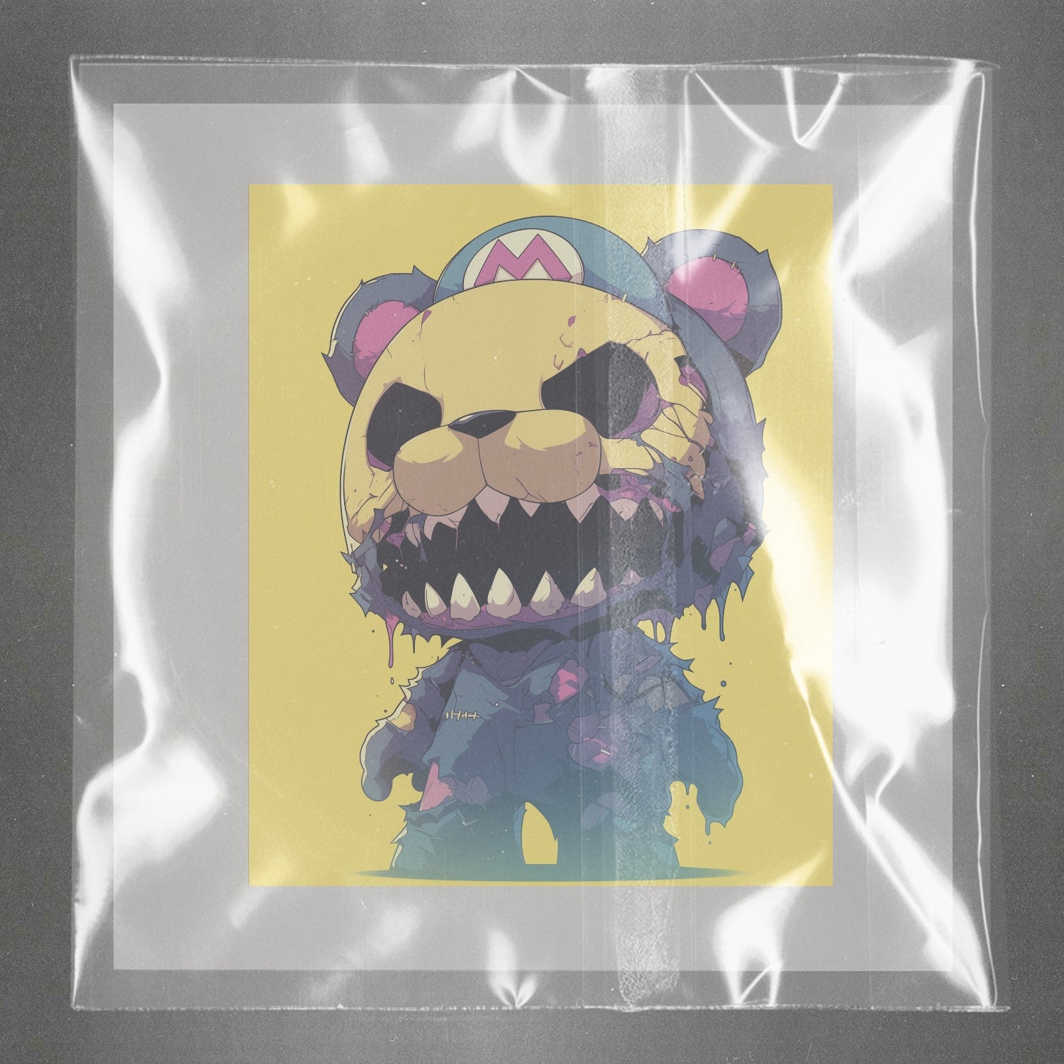 Undead Mario Bruin Clash Ready to Press Film Peel Main Plastic Cover