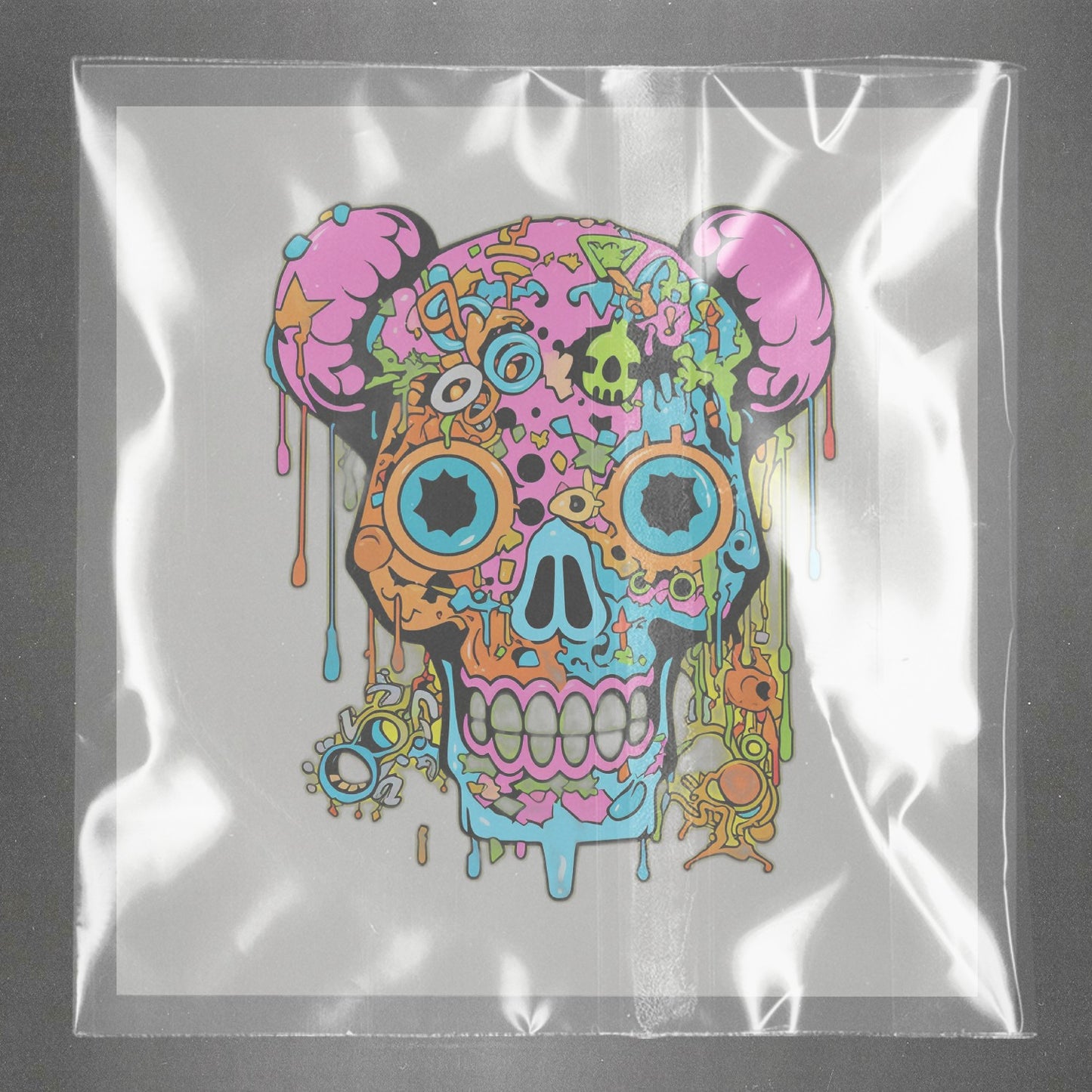 Urban Skullsody in Color Ready to Press Film Peel Main Plastic Cover