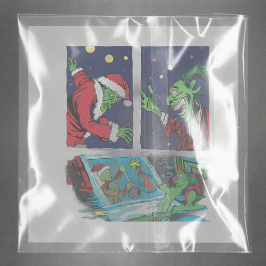 Grinch's Vivid Metamorphosis Ready to Press Film Peel Main Plastic Cover