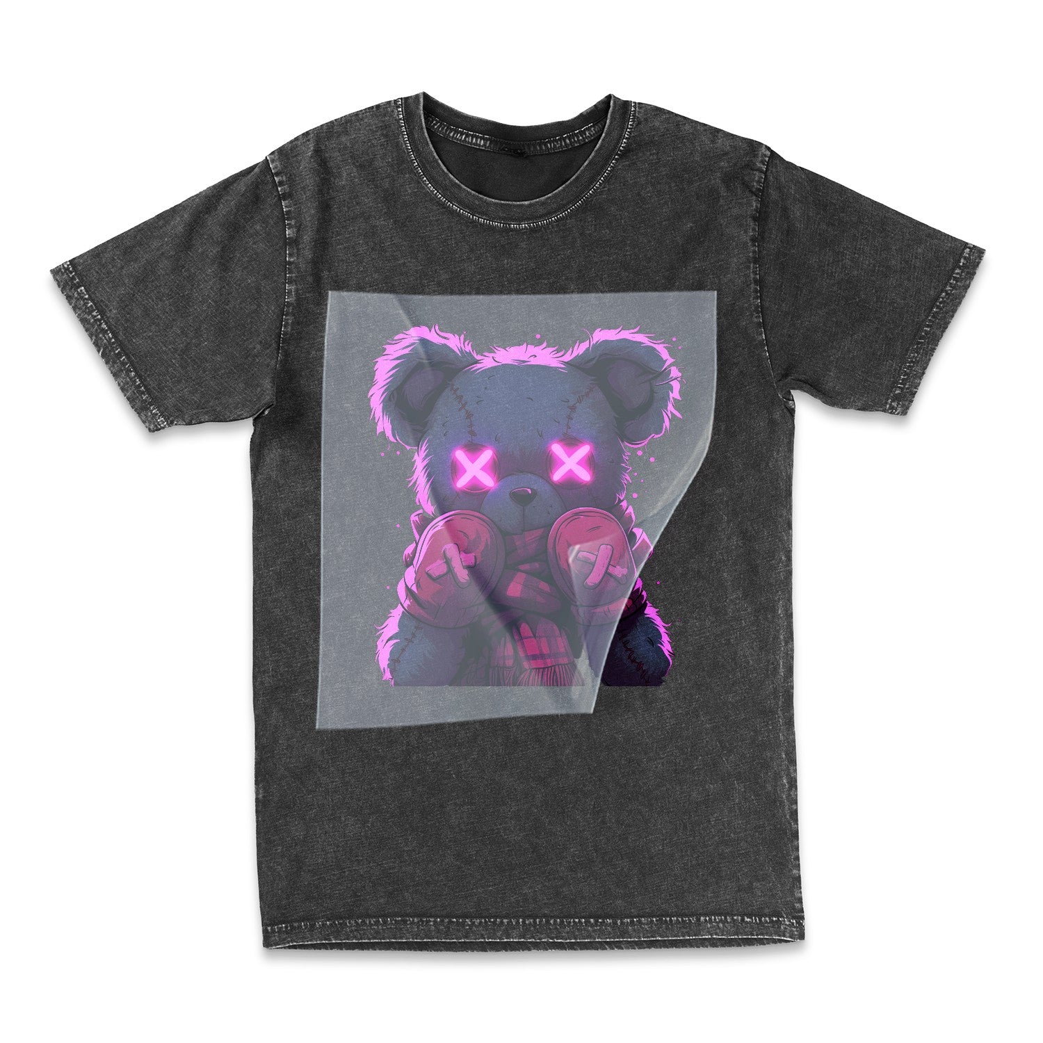 Neon Rebel Teddy Ready to Press Film Peel Main Tilt