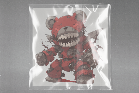 Mecha Bear Fury Ready to Press Film Peel Main Plastic Cover