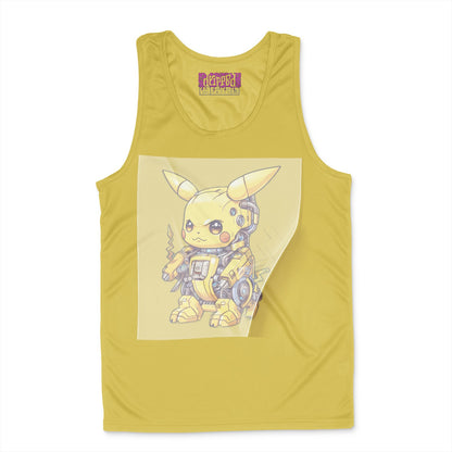 Mecha Pikachu Evolution Might Ready to Press White Tshirt Back Peel View