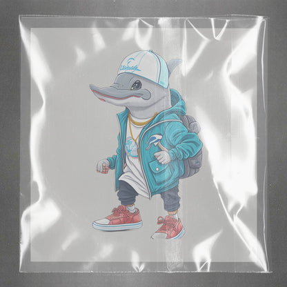 Dapper Dolphin Streetwear Ready to Press Film Peel Main Plastic Cover