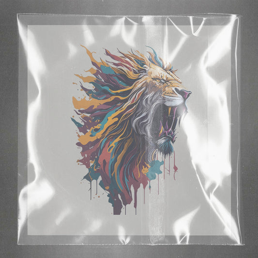 Multicolor Majesty Roar Ready to Press Film Peel Main Plastic Cover