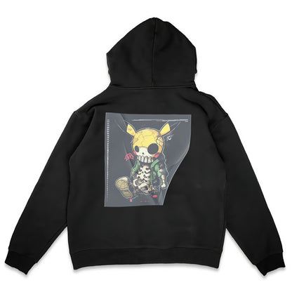 Zombie Pikachu Streetwear Ready to Press Film Peel Closeup