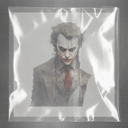 Low-Poly Menace Joker Ready to Press Film Peel Main Plastic Cover