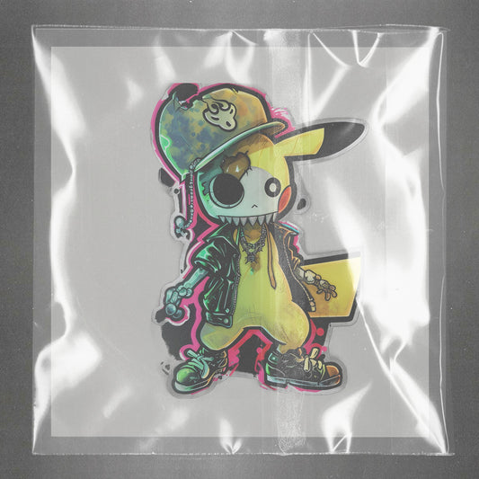 Pikachu Punk Fusion Ready to Press Film Peel Main Plastic Cover