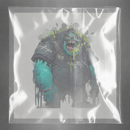 Toxic Swagger Undead Grafitti Ready to Press Film Peel Main Plastic Cover