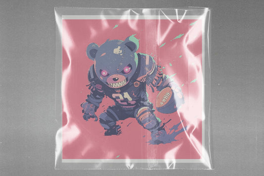 Cyberpunk Bear Blitz Ready to Press Film Peel Main Plastic Cover