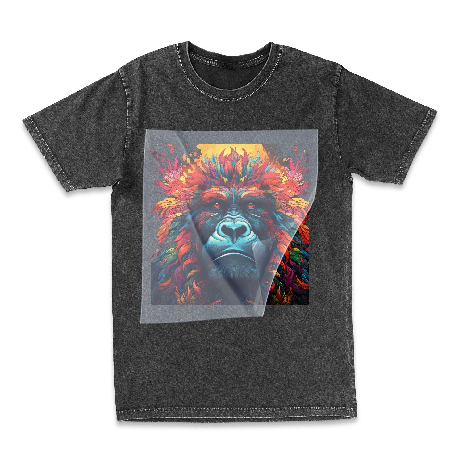 Psychedelic Lion Majesty Ready to Press Film Peel Main Tilt