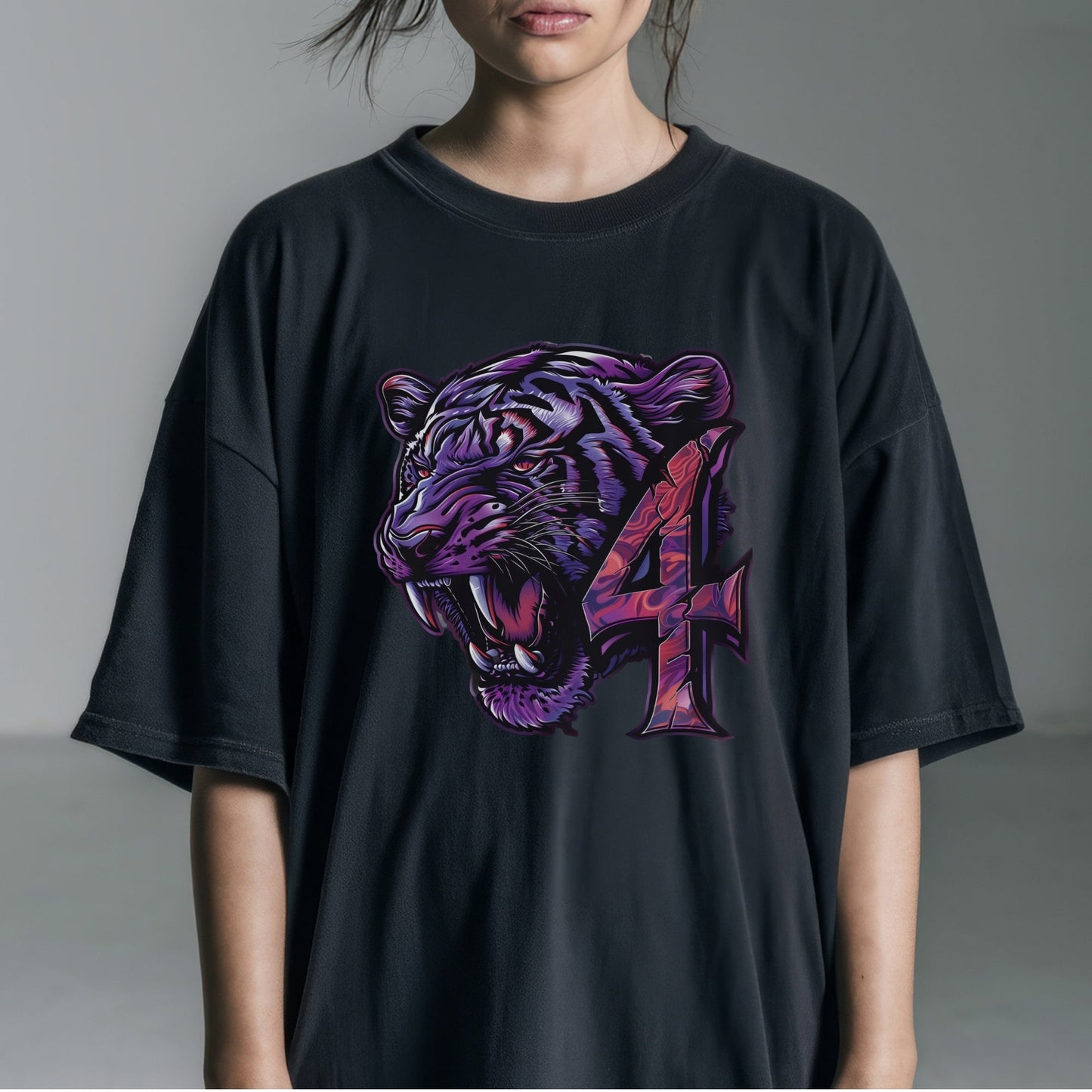 Roaring Tiger Energy 41 T-Shirt Tshirt Female Model