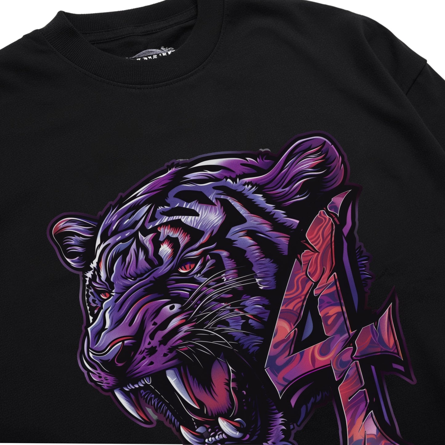 Roaring Tiger Energy 41 T-Shirt Shirt Closeup