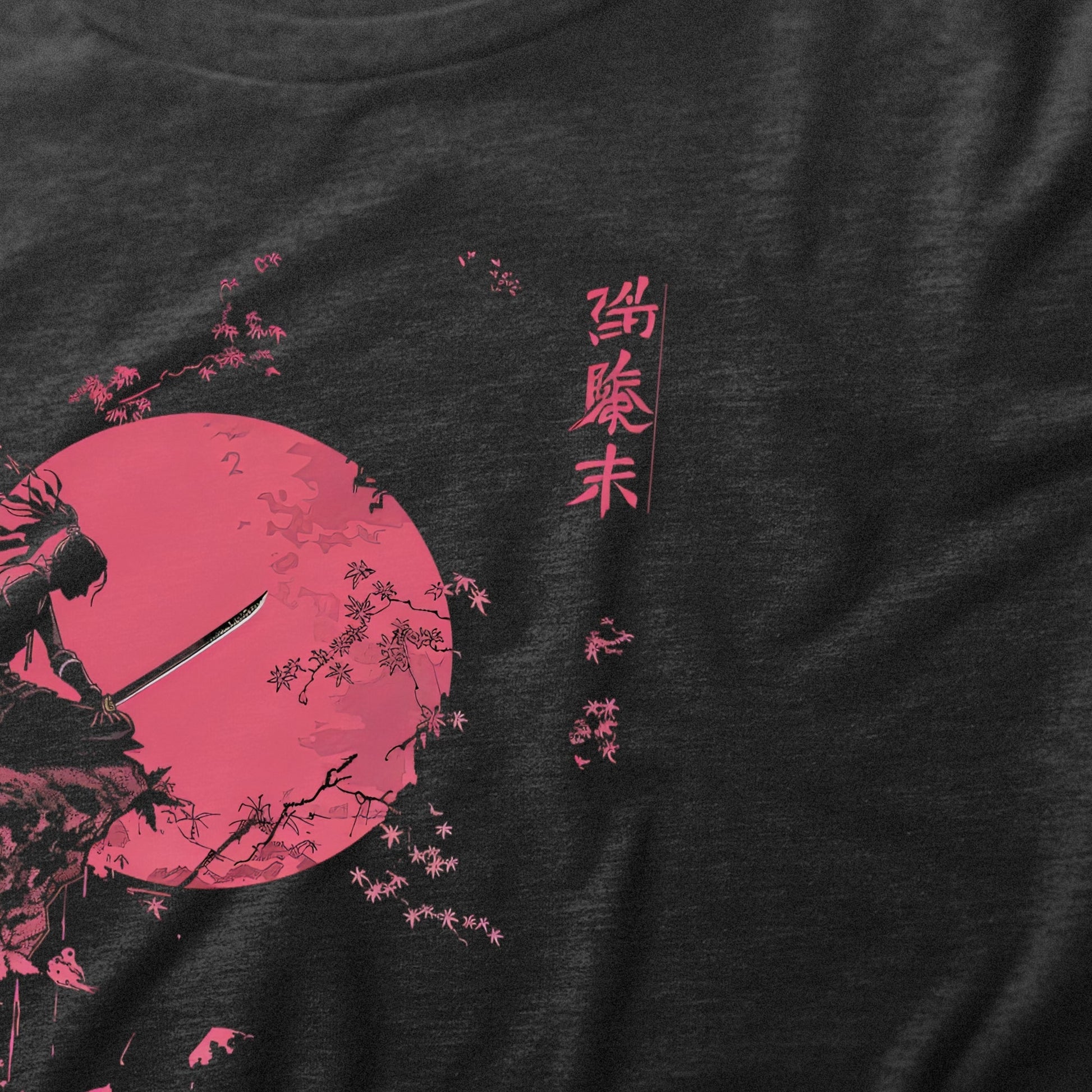 Cherry Blossom Samurai Closeup