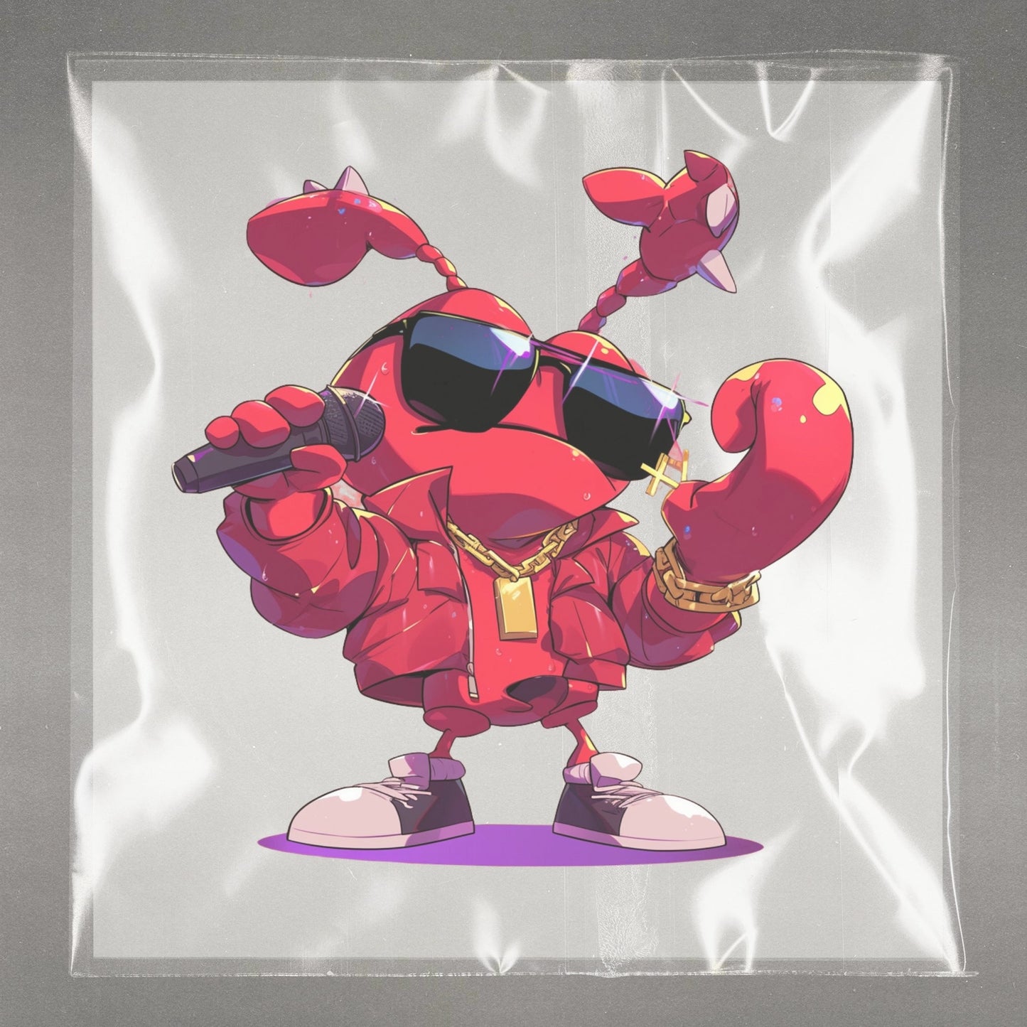 Hip-Hop Lobstar Swagger Ready to Press Film Peel Main Plastic Cover