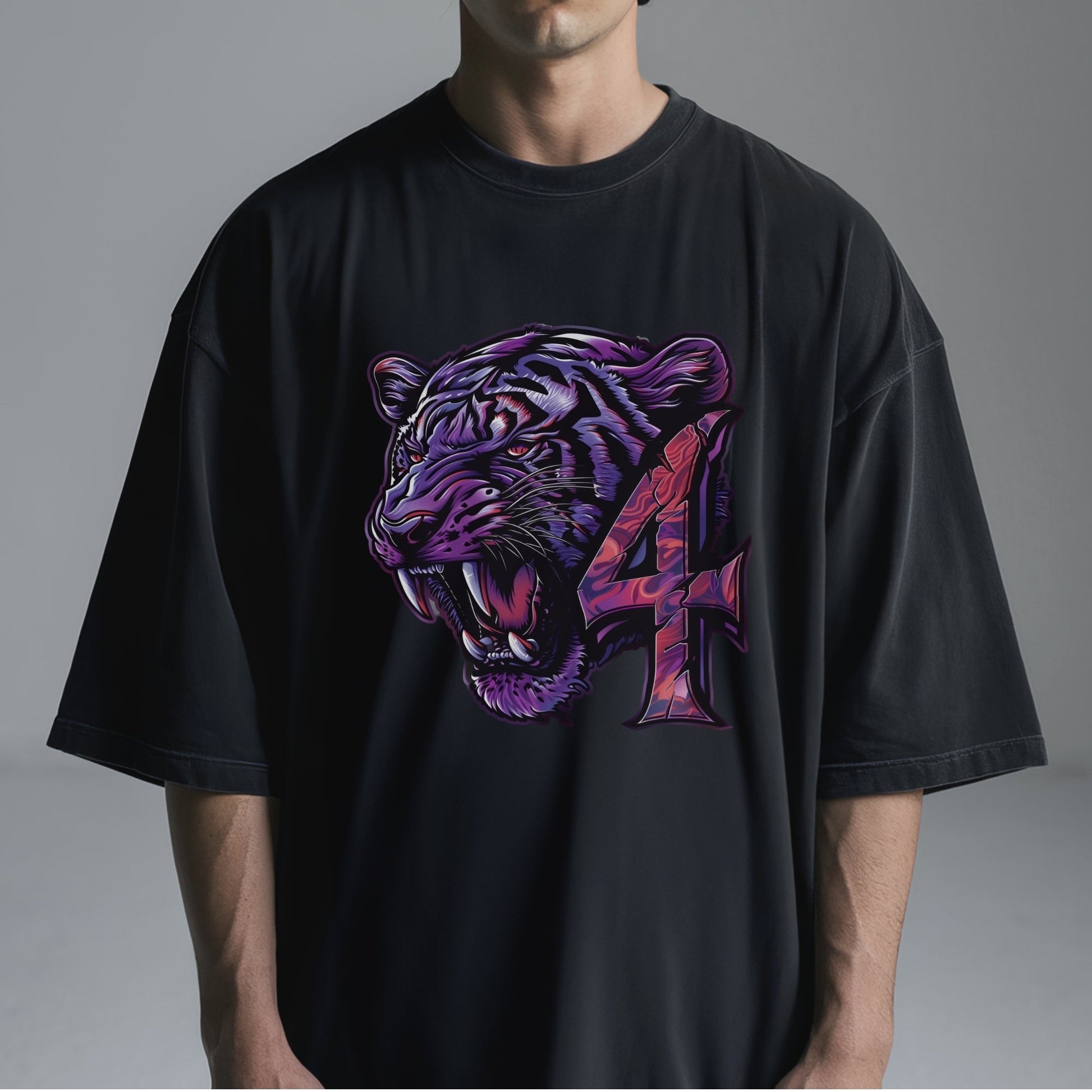 Roaring Tiger Energy 41 T-Shirt Tshirt Male Model